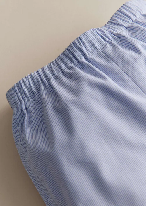 Pantalon Edgar - Mini Carreau Bleu — image 3