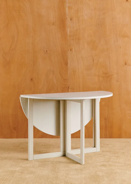 Ensemble de table et chaises blanches vintage - Bois — image 6