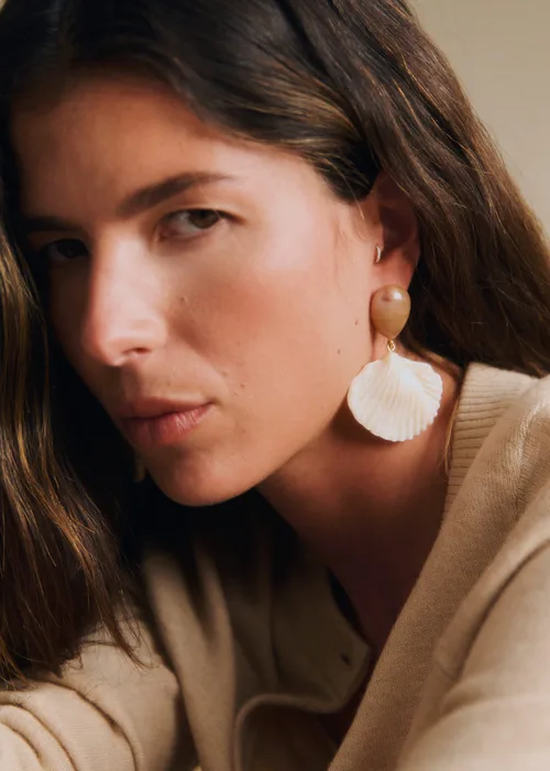 Boucles d'oreilles Isla - Ecru Multi — image 3