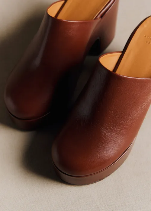 Mules high Callie - Moka Vintage — image 4