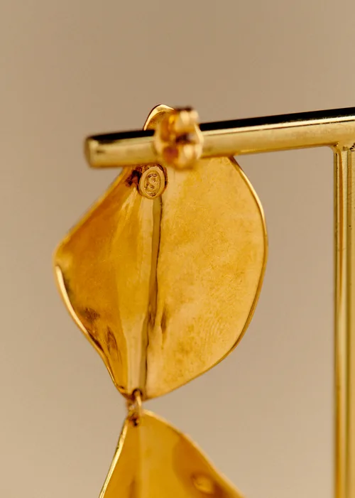 Boucles d'oreilles Victoria - Doré — image 4