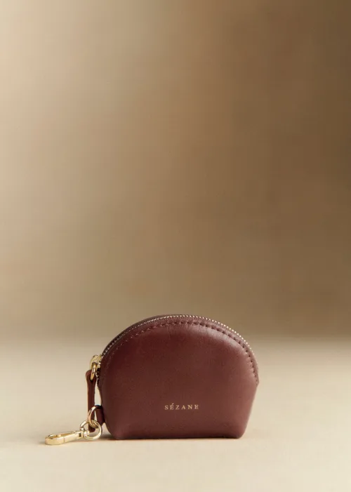Porte-clés Sacha - Cuir Naturel Lisse