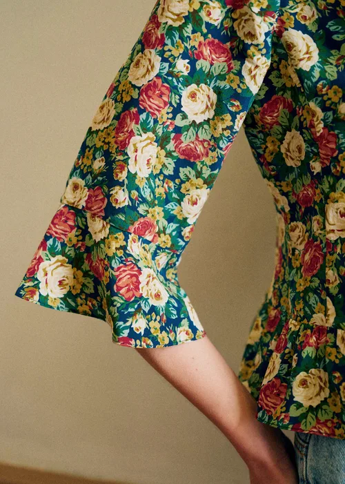 Chemise Yseline - Imprimé Alicante Bleu — image 3