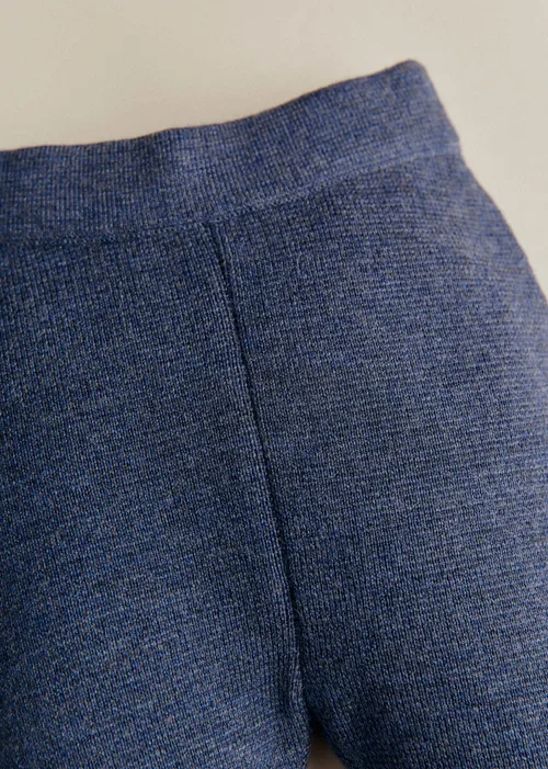 Pantalon Maille Boris - Bleu Chiné — image 3