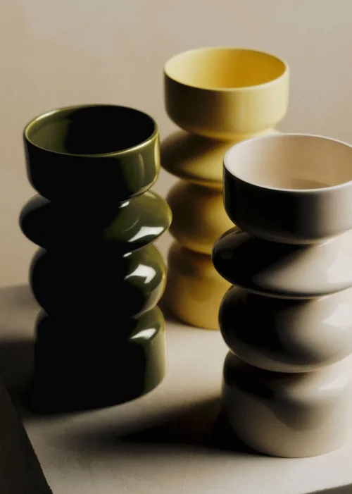 Vase Romie Objetti - Grand Modèle - Vert — image 2
