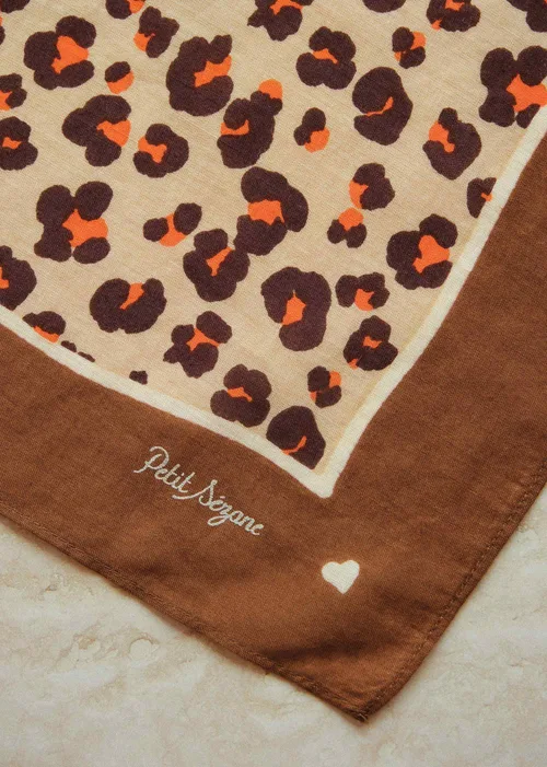 Foulard Léopard - Léopard Orange — image 5