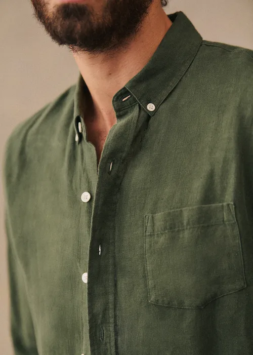 Chemise Charlie Lin - Kaki — image 6