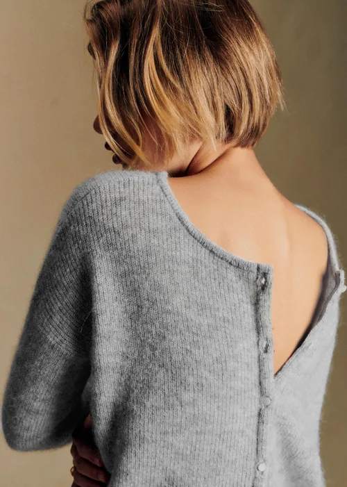 Gilet Gaspard - Gris Chiné Clair — image 3