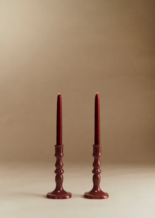 Coffret bougeoirs Piano et Chandelles - Grand Modèle - Grenat — image 3