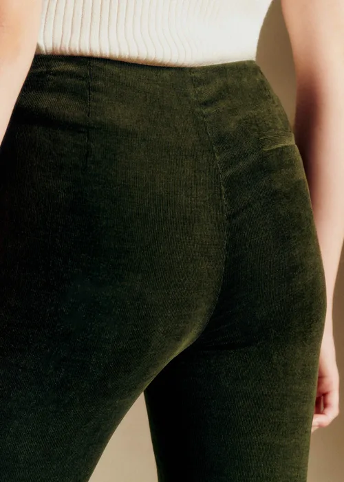 Pantalon Ciara - Velours Kaki — image 3