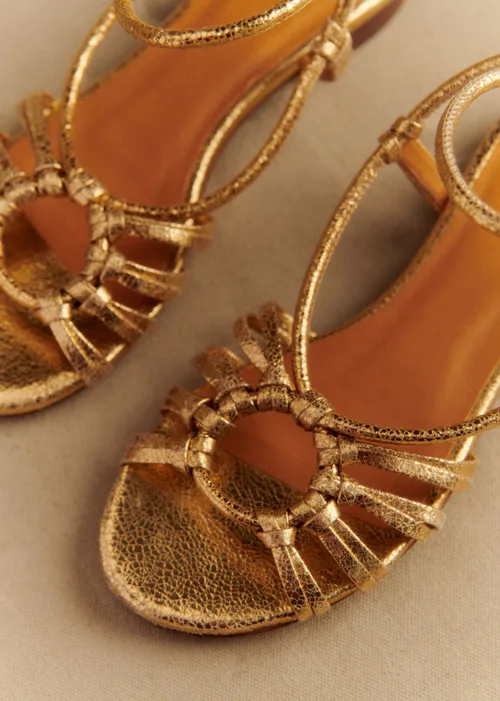 Sandales Low Gloria - Doré Lisse — image 7