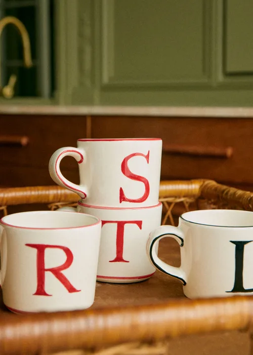 Tasse Tempo - Lettre H - Rouge — image 58