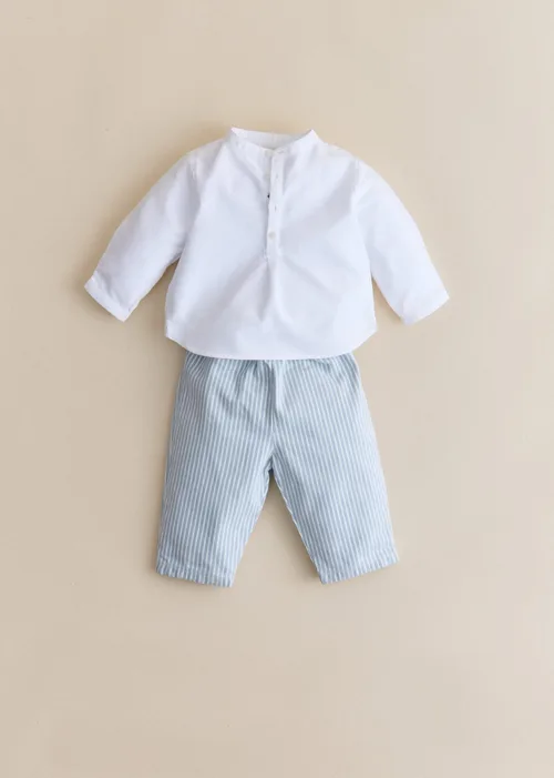 Pantalon Edgar - Denim Rayé Bleu — image 3