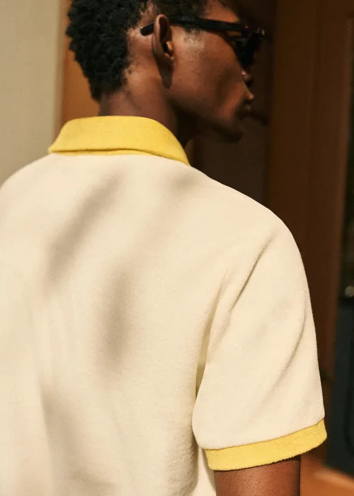 Polo Ari - Ecru / Jaune — image 2