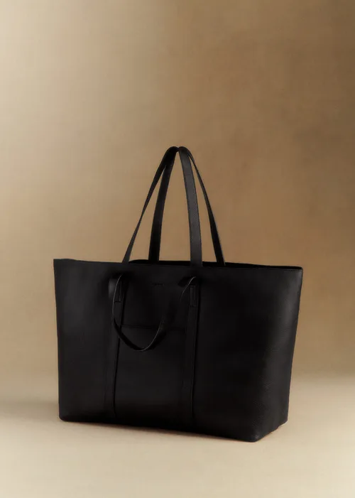 Cabas Maxi Gabin - Noir Grainé — image 4