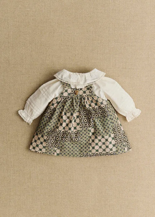 Robe Gigi - Petit Sézane x Antoinette Poisson - Imprimé Patchwork Dominote — image 5