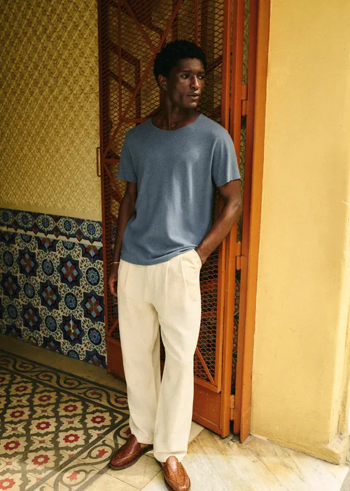 T-Shirt Martin - Bleu Acier — image 7