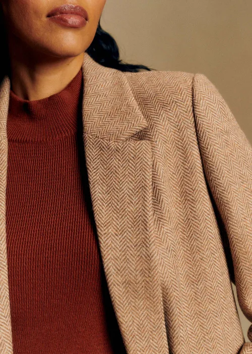 Veste Chelsea - Chevrons Camel Ecru — image 2