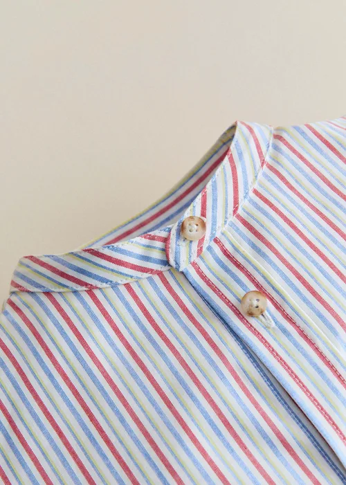 Chemise Benicio - Rayure Rouge Bleu Jaune — image 2