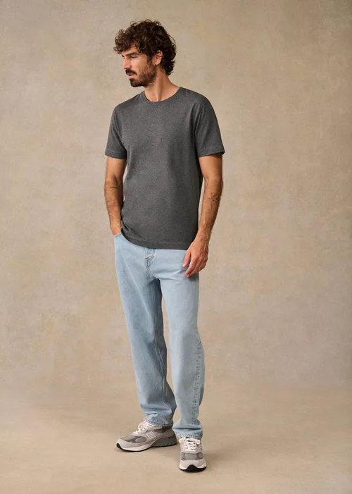 T-Shirt Kenneth - Anthracite chiné — image 5