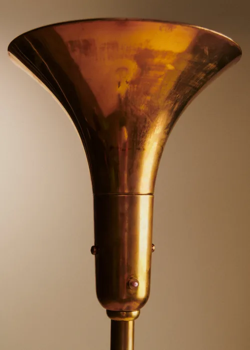 Lampadaire laiton art déco vintage - Laiton — image 6