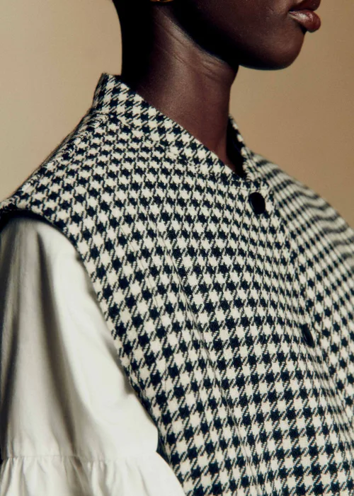 Veste Suzon - Pied de Poule Noir et Blanc — image 5