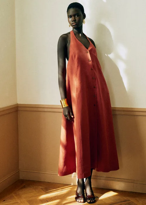 Robe VIMALA - Chataigne