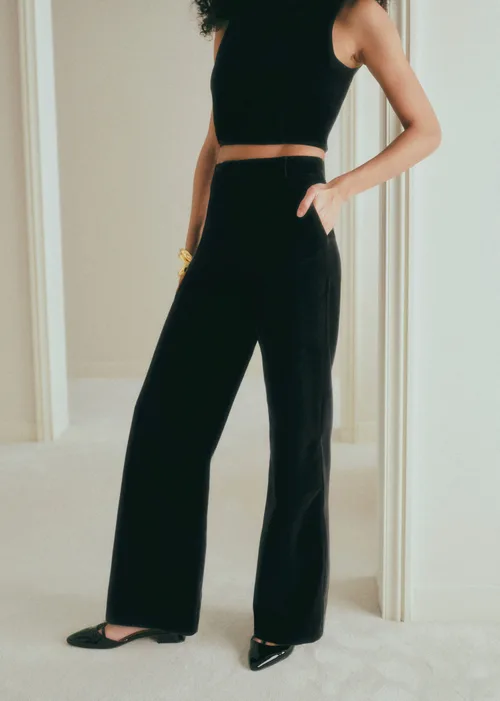 Pantalon Matheo - Velours Noir — image 2