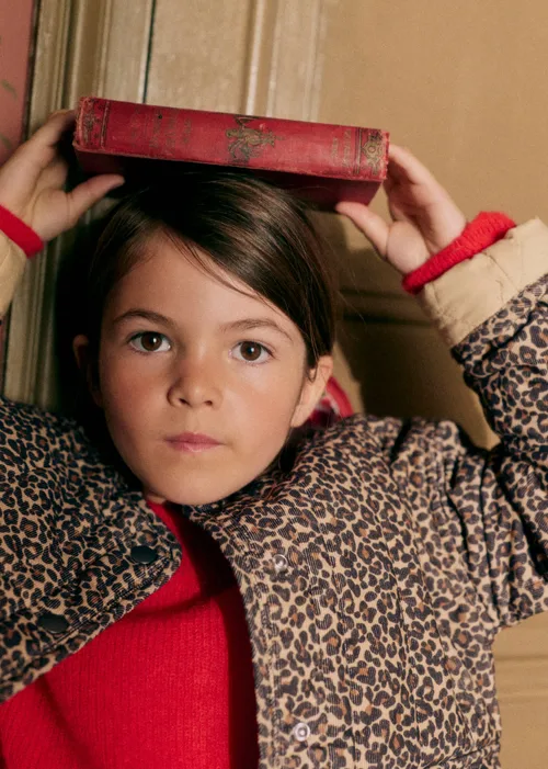 Manteau Farel - Léopard Beige — image 3