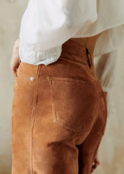 Pantalon Le New 70's - Camel Daim — image 2
