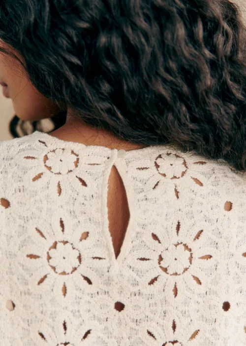 Blouse Jesse - Guipure Soleil Écru — image 4