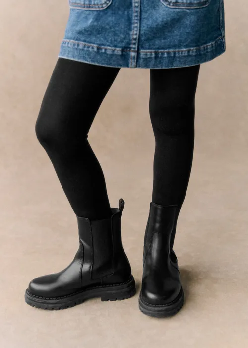 Bottines Nina - Noir Lisse — image 3