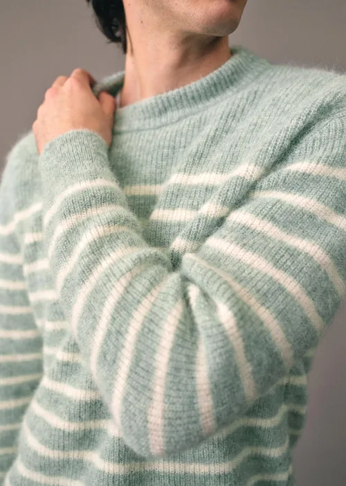 Pull Arwin - Vert d'Eau / Écru — image 6