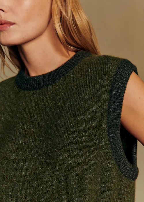 Pull Samuel - Vert Parfait / Vert Foncé — image 3