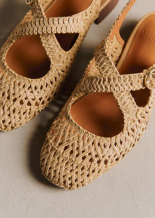 Ballerines Low Nala - Naturel Textile Tressé — image 3