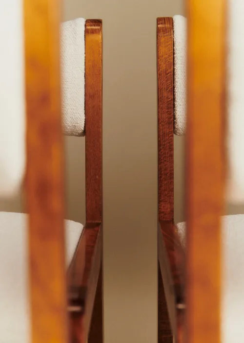 Lot de 6 chaises vintage Bauman - Hêtre teinté — image 6