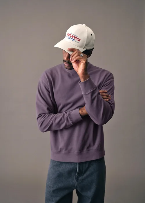 Sweatshirt Boxy - Mauve Délavé — image 3