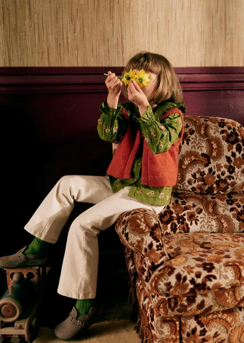 Chemise Margot - Olive / broderie herbier — image 4