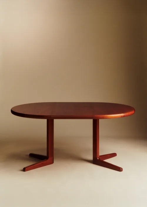 Table à manger vintage en bois massif - Bois Massif