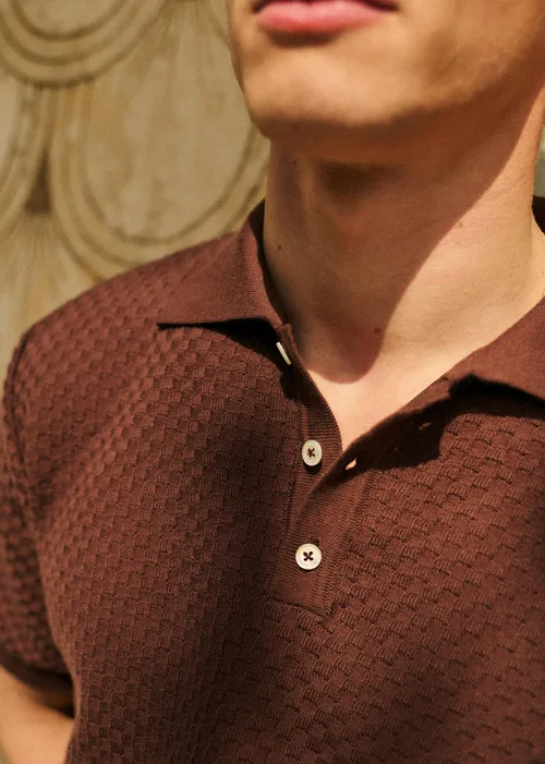 Polo Maille Marnil - Marron — image 2