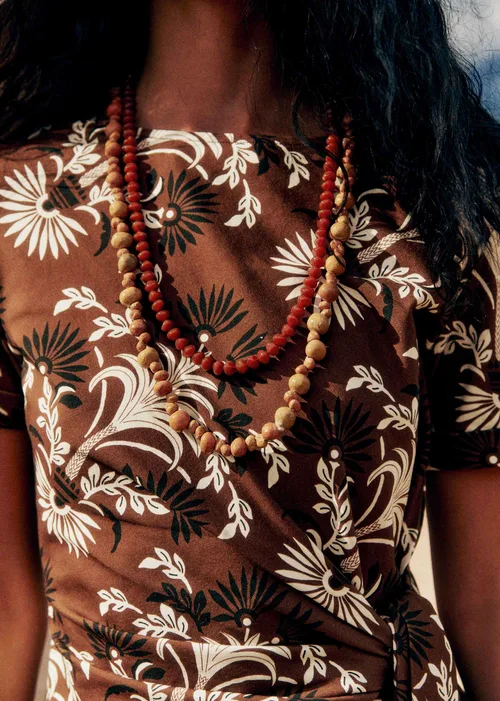 Robe Pippa - Sézane x Inoui Editions - Imprimé Mykonos — image 2