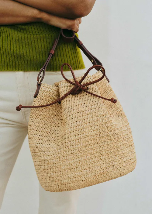 Bourse Farrow - Raphia Naturel — image 3
