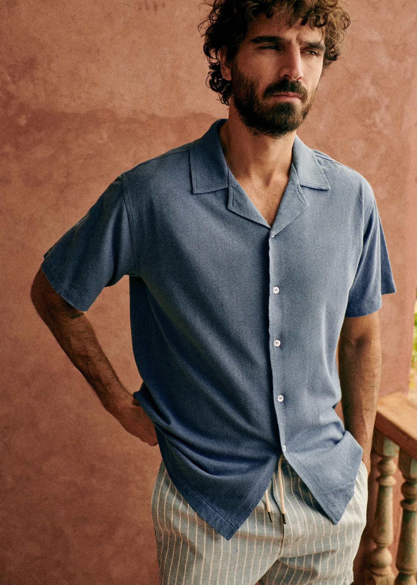 Chemise Martin - Bleu Acier