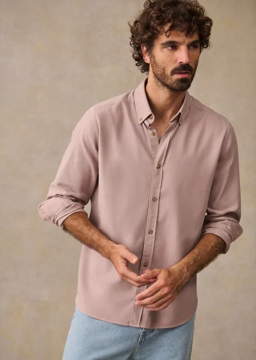 Chemise Arist Flanelle - Vieux Rose — image 11