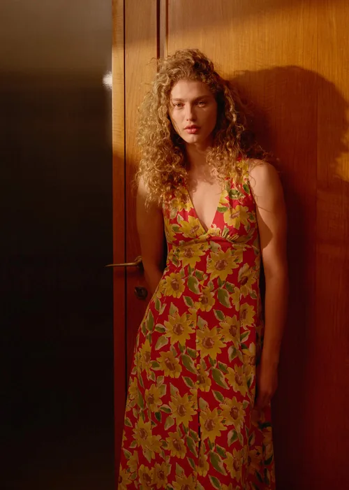 Robe SALYA - Imprimé Tournesol — image 5