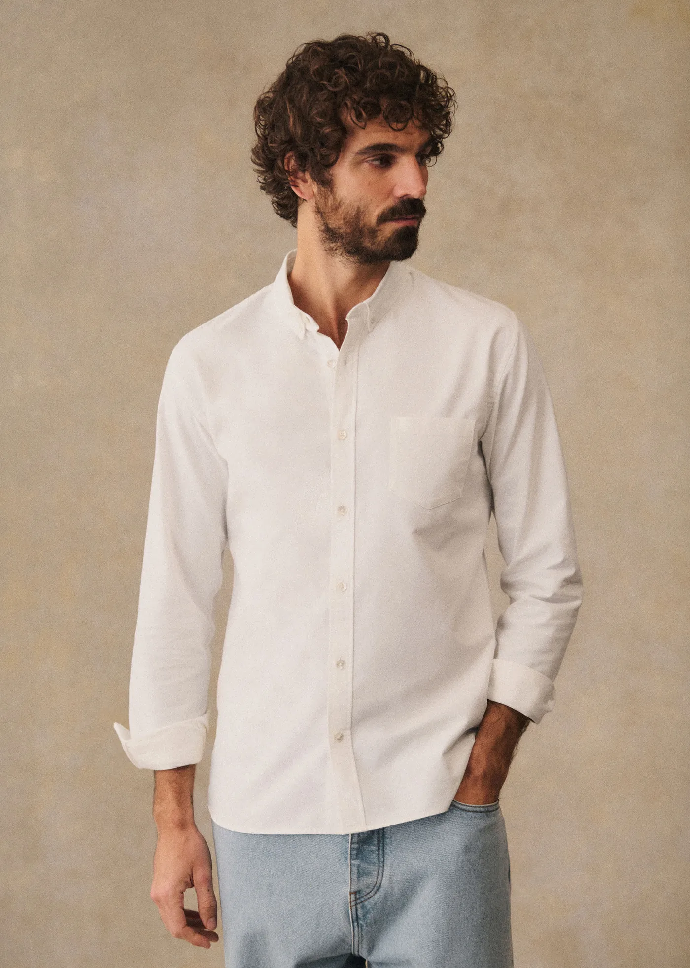 Chemise Charlie Oxford - Blanc
