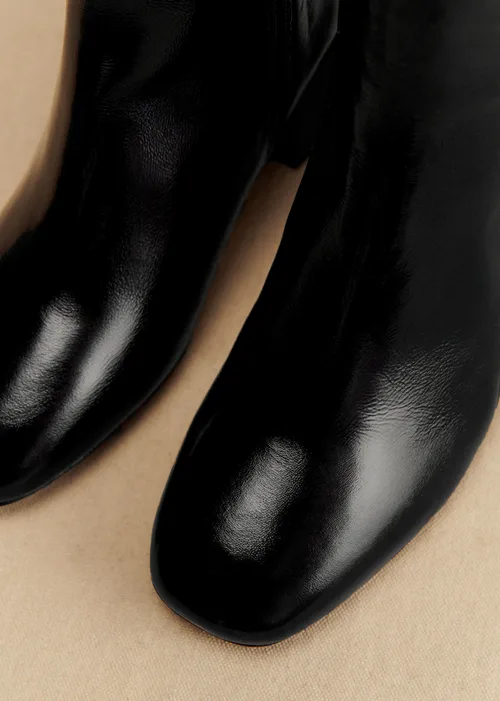 Bottines Leonie - Noir Vernis — image 3