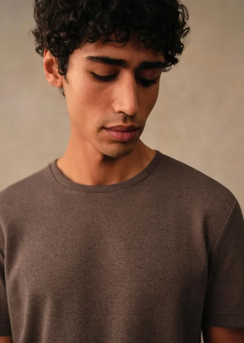 T-Shirt Gideon - Marron Chiné — image 3