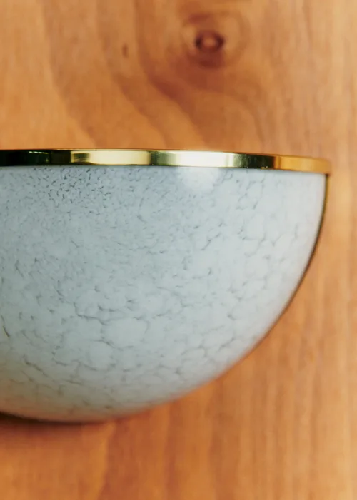 Paire d'appliques vintage en verre moucheté de murano et laiton - Verre et laiton — image 3