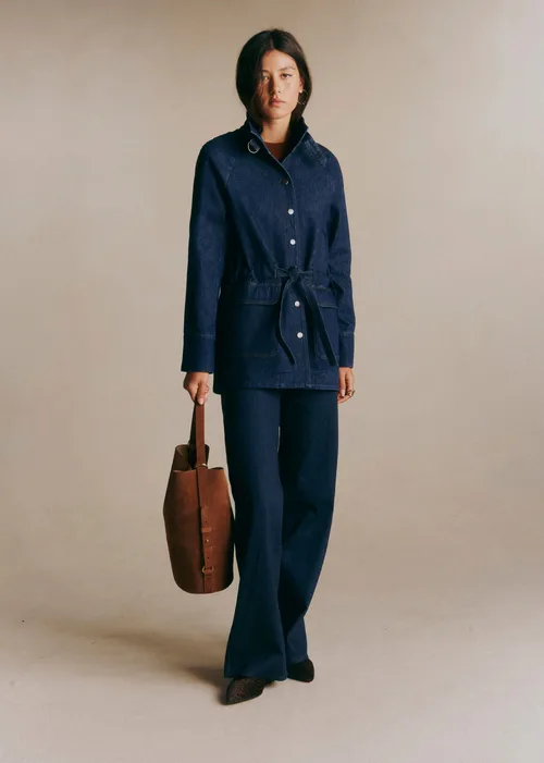 Veste Manolia - Bleu Denim Foncé — image 6